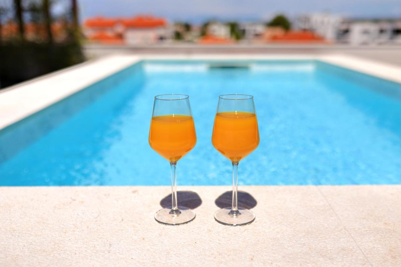 Penthouse Diem - Private Pool With Sea View Zadar Dış mekan fotoğraf